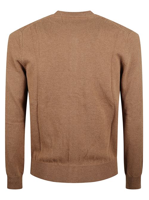 Cardigan with heart logo COMME DES GARÇONS PLAY | AXN0750513BROWN